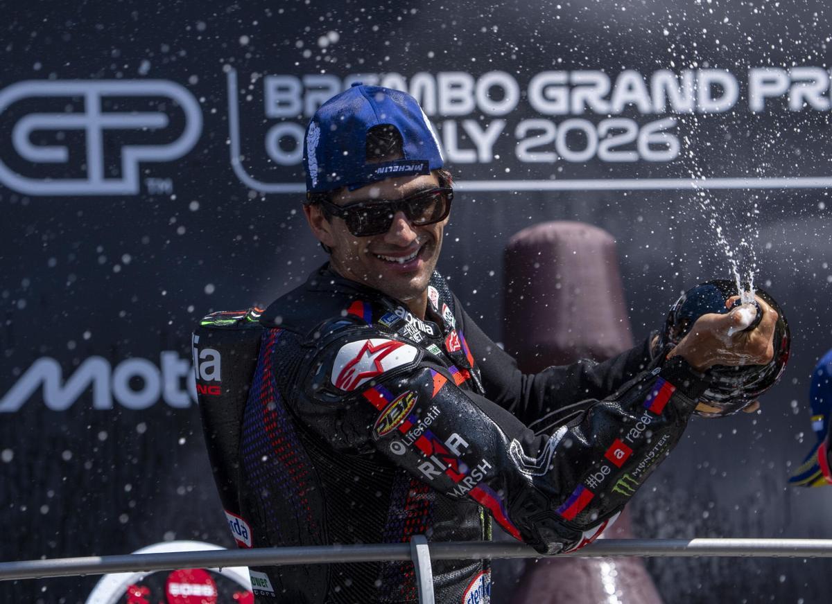 La carrera en el circuito de Mugello de MotoGP.