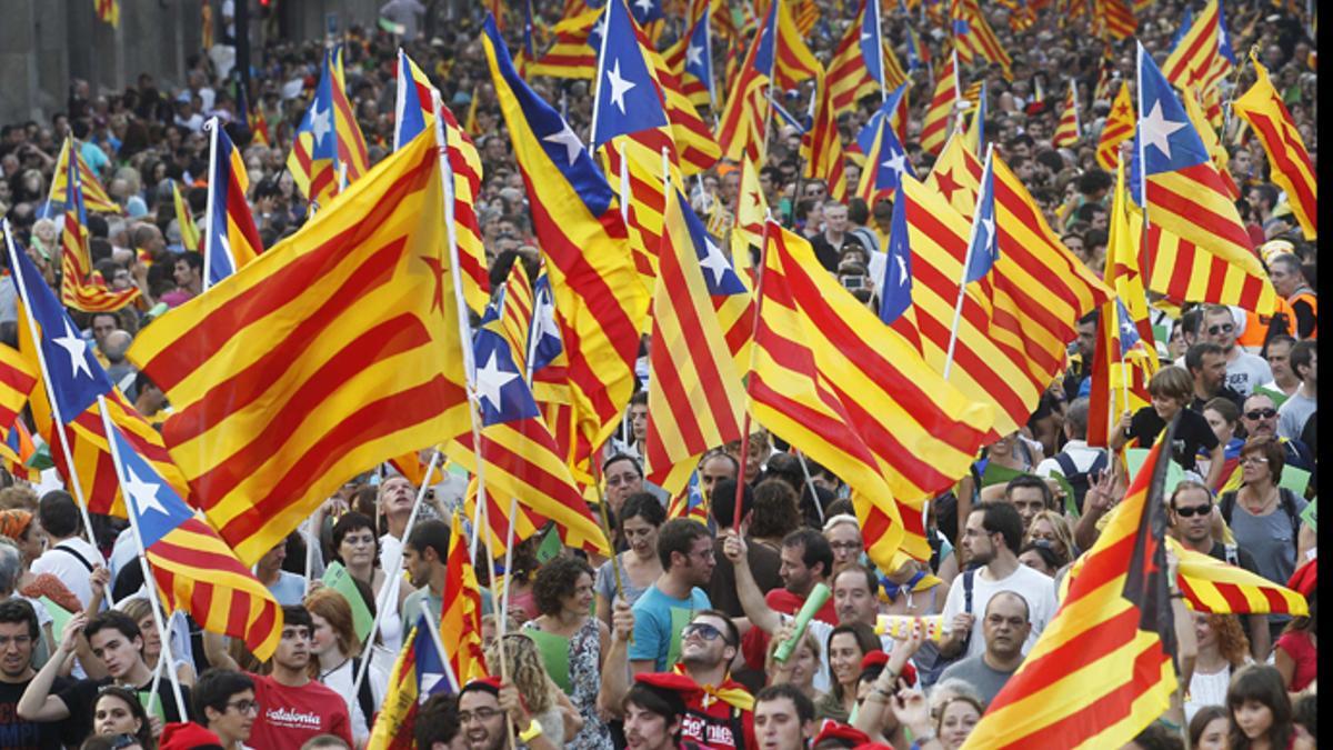 Dos 'Cataluñas' enfrentadas ante el referéndum