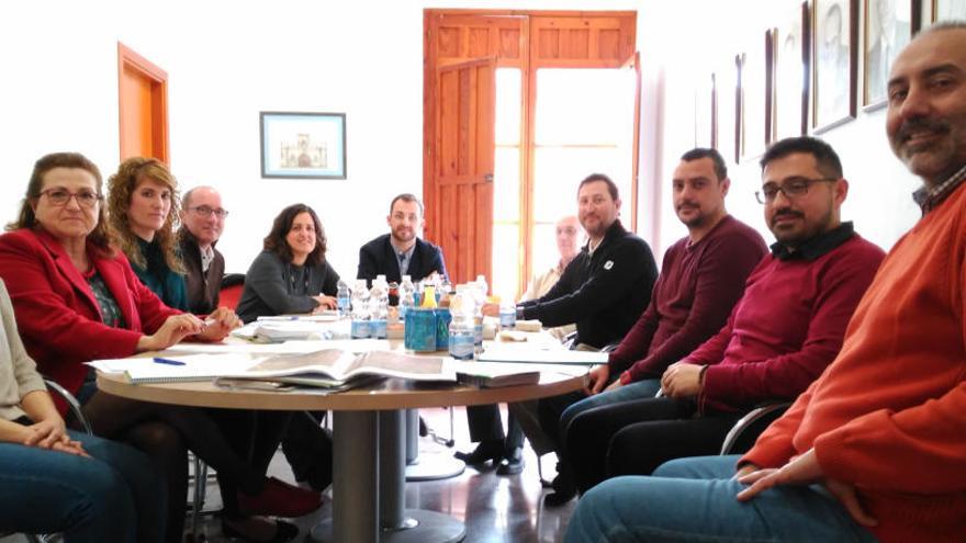 La reunión en Monforte con representantes de los ocho municipios