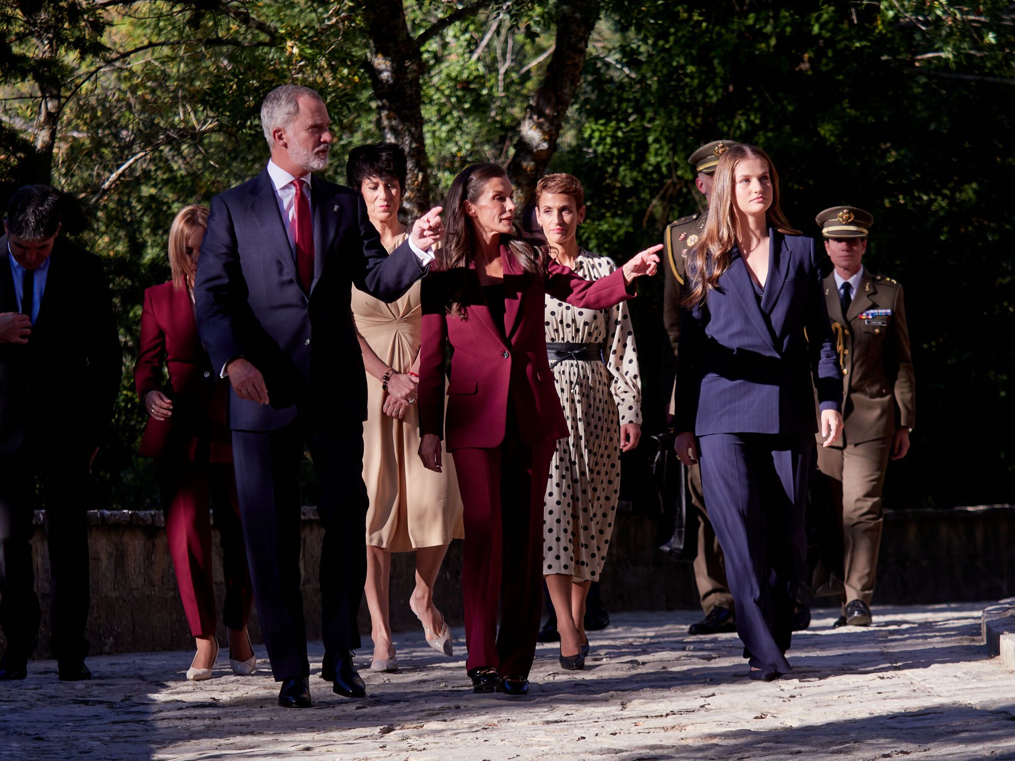 EN IMÁGENES: Leonor se da un baño de multitudes en su estreno como Princesa de Viana