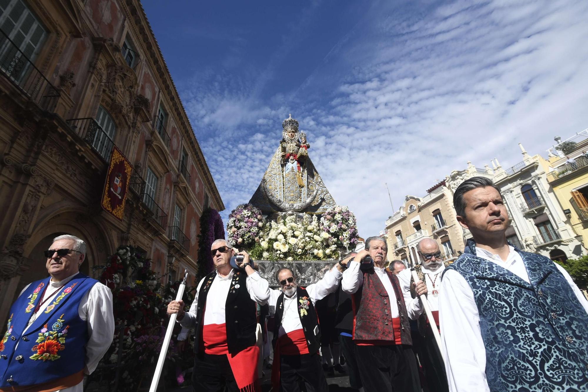 Misa huertana y procesión con la Virgen de la Fuensanta en el Bando de la Huerta