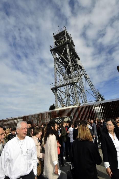 William Kentridge visita un instituto de Mieres