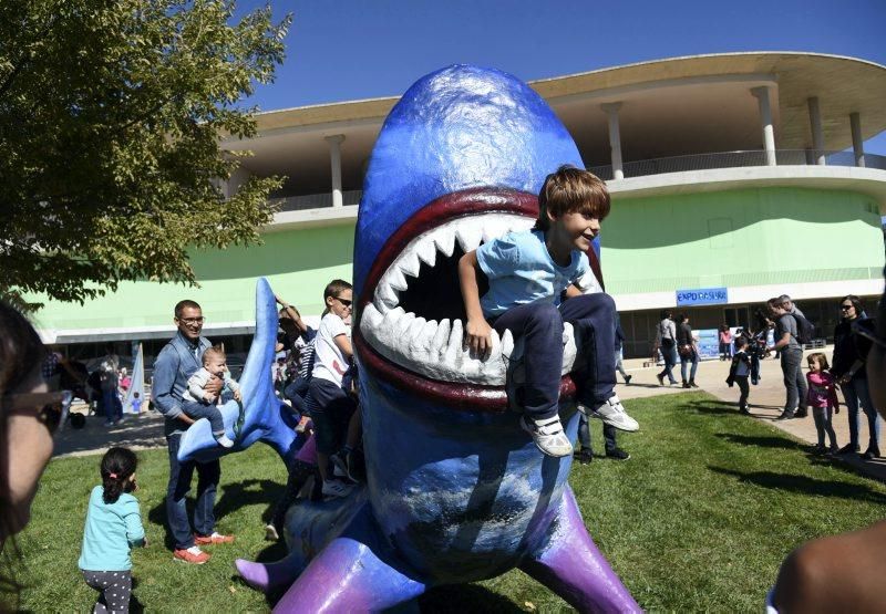 Inauguración de Río y Juego, espacio infantil de las fiestas