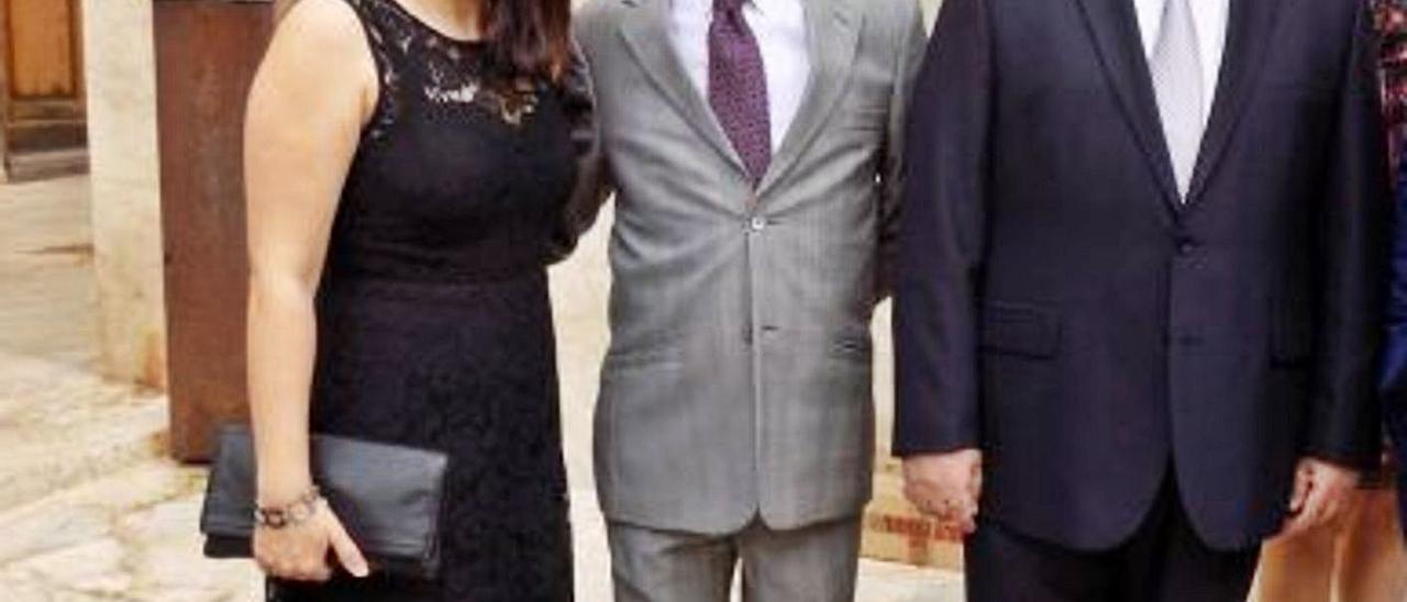 Alicia Gomis, Román Garrigós y Domingo García, en una imagen de archivo. | LEVANTE-EMV