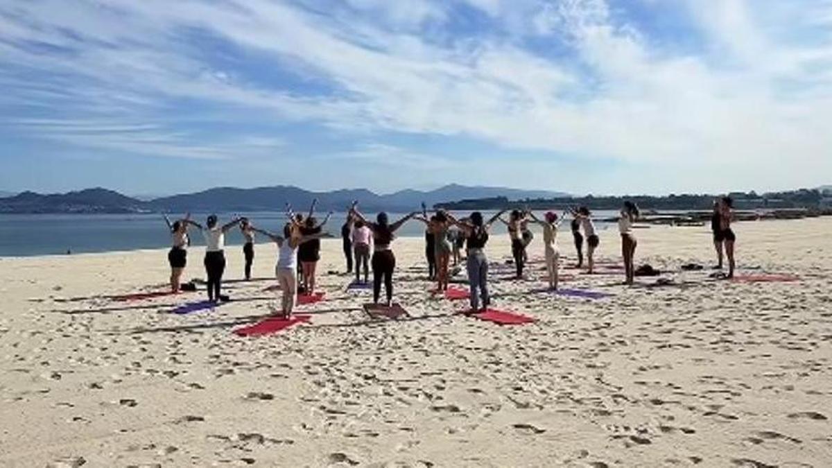 El yoga será una de las actividades que se realizará este fin de semana en O Vao.