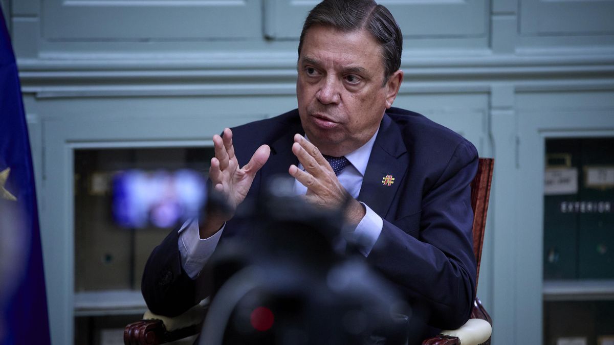 The Minister of Agriculture, Fisheries and Food, Luis Planas. The Minister of Agriculture, Fisheries and Food, Luis Planas.
