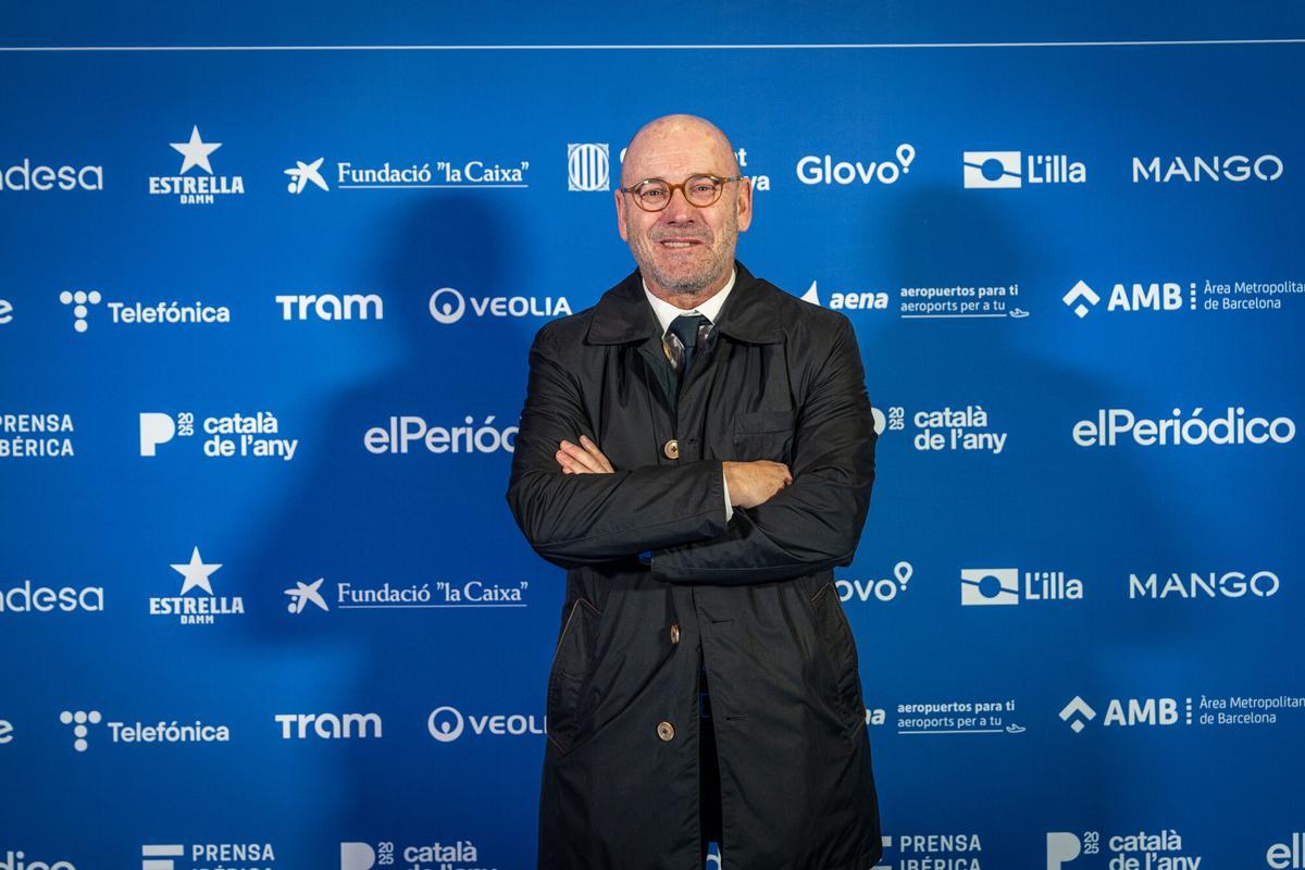 Barcelona, 24/11/2025 Sociedad. Entrega Premio Català i Catalana de lany. Photocall. PERSONAS: Francesc Cases de B Greenly, fundador y CEO (patrocinador). AUTOR: MANU MITRU