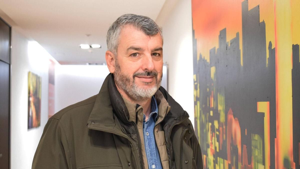 Oskar Martín ,secretario general UGT Andalucía, en su visita a las instalaciones de El Correo de Andalucía