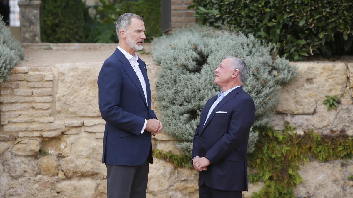 El Rey Felipe VI y Abdalá II de Jordania, en imagen de archivo.