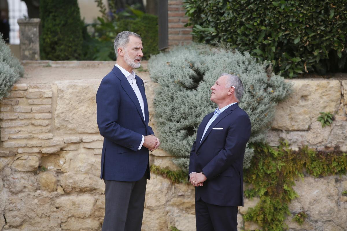 El Rey Felipe VI y Abdalá II de Jordania, en imagen de archivo.