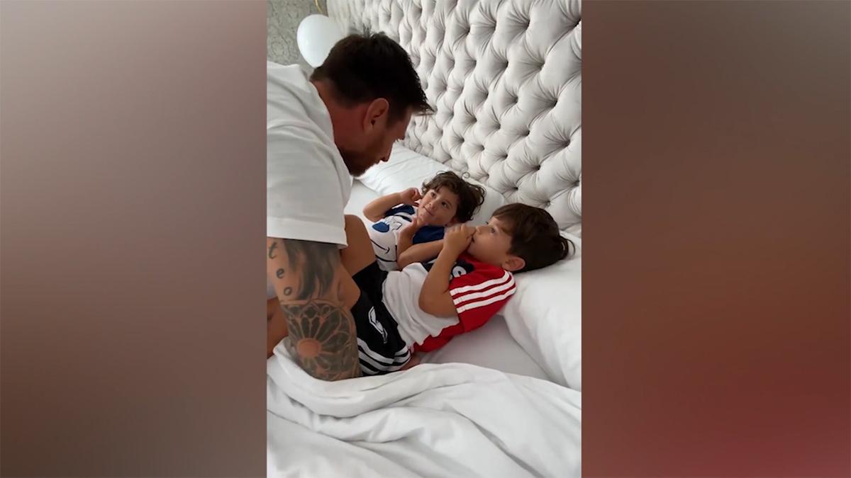 Papá Messi: ¡el lado más tierno de Leo con sus hijos por el Día del Padre!