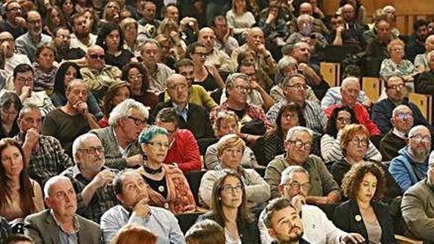 La sala de cambra de l&#039;Auditori, plena de gom a gom per l&#039;acte d&#039;ERC.