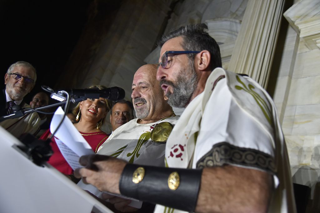 Encendido de fuego sagrado, pregón y apertura de campamento de Carthagineses y Romanos