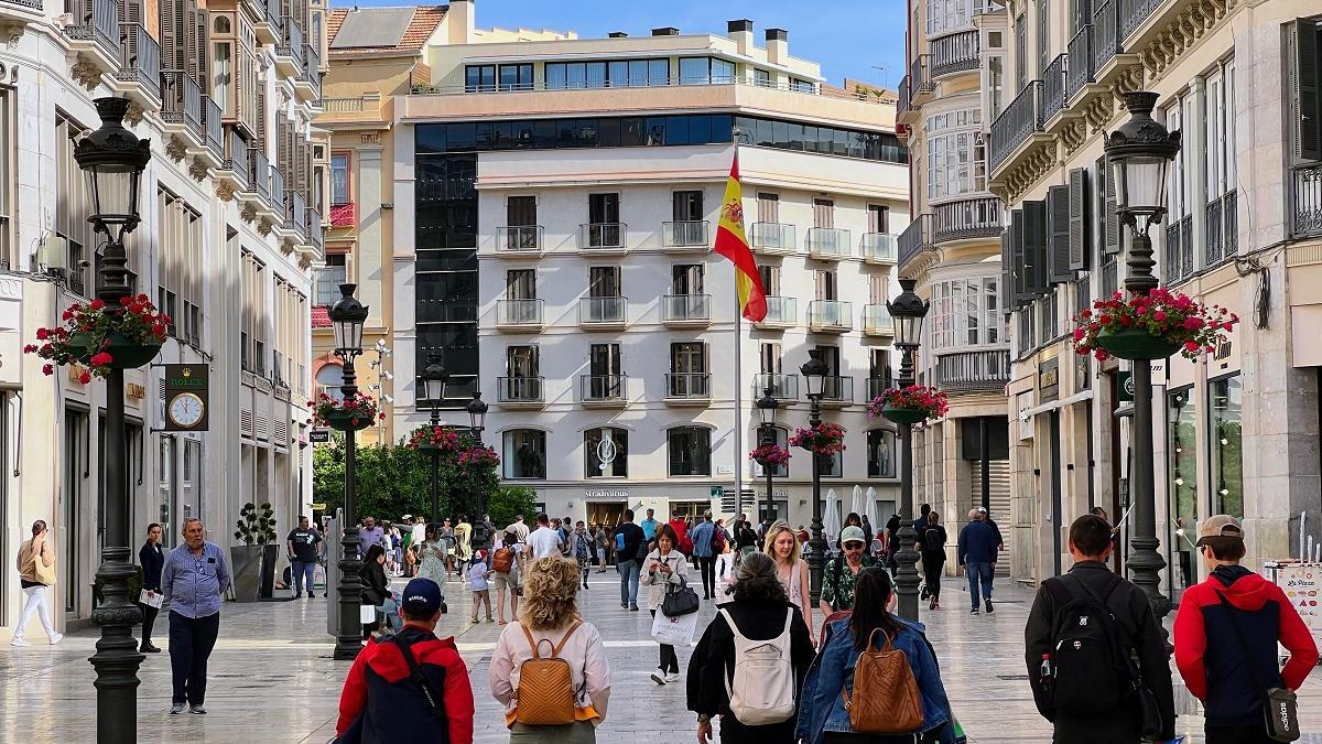 El edificio situado en la plaza de la Constitución de Málaga que ha sido adquirido por Blanes capital, sociedad de los fundadores de Freepik.