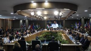 Reunión del G20 en Rio de Janeiro.