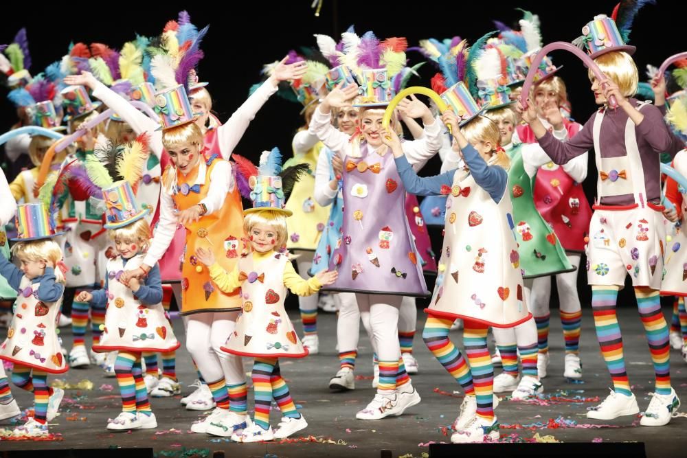 Desfile infantil en el Carnaval de Gijón