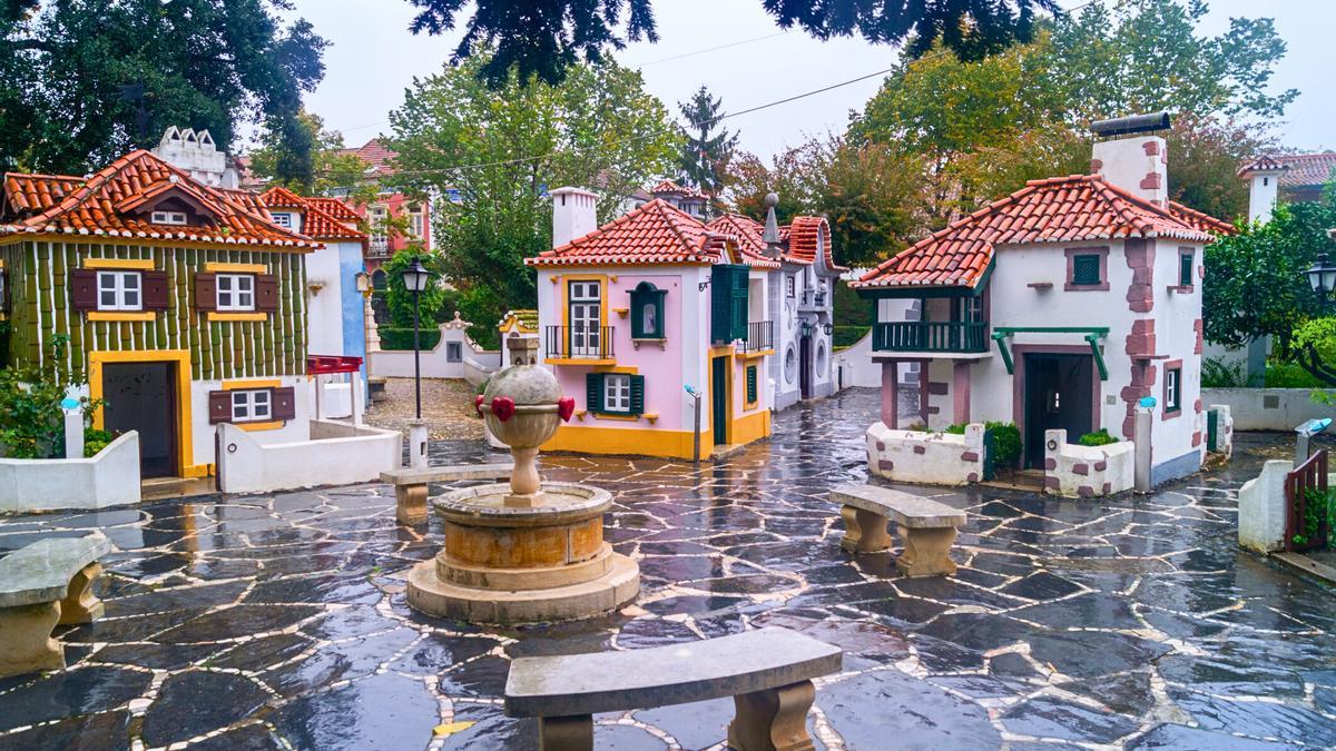 En las casitas regionales los niños podrán divertirse entrando y explorando