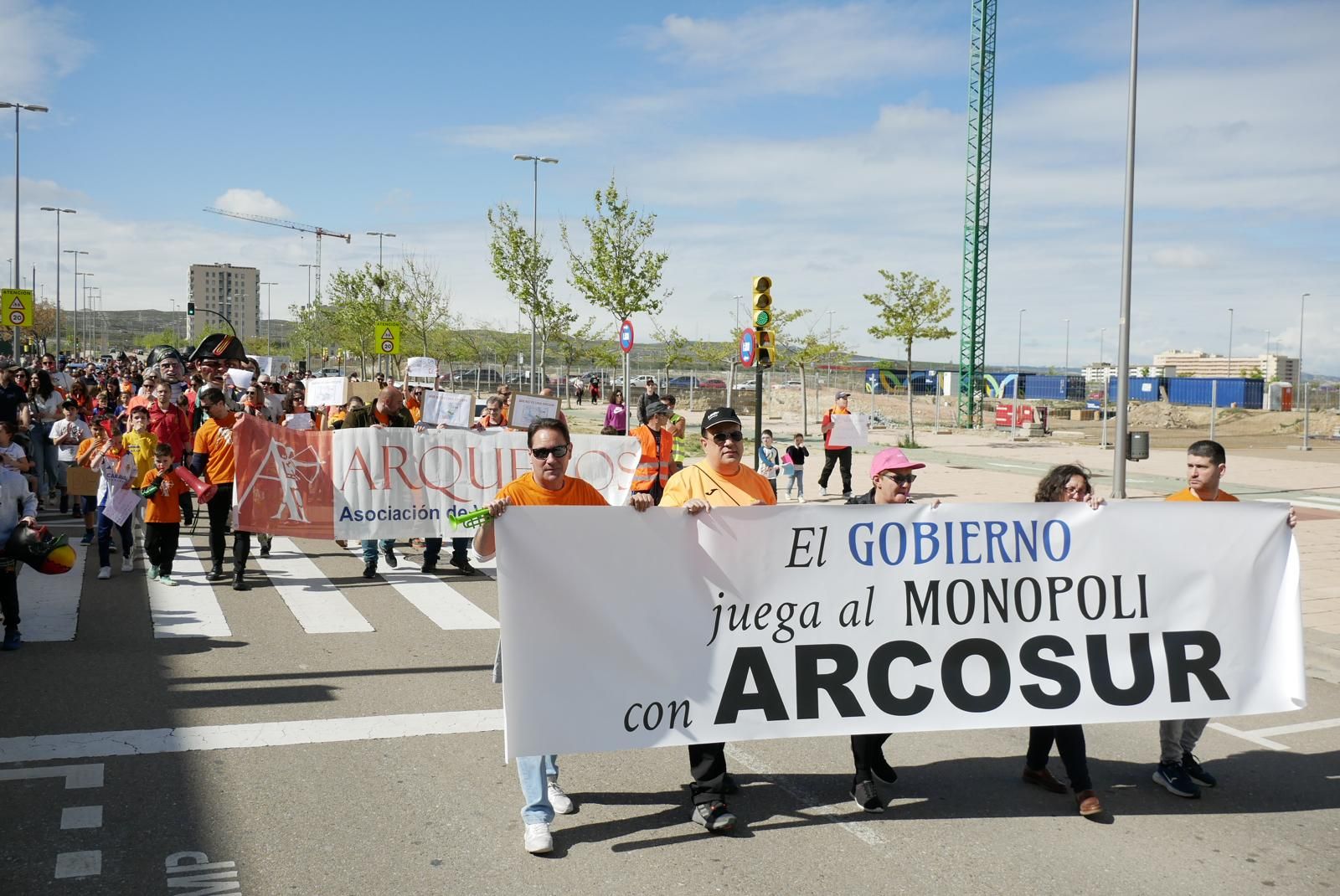 En imágenes | Los vecinos de Arcosur protestan por la ubicación del centro de salud
