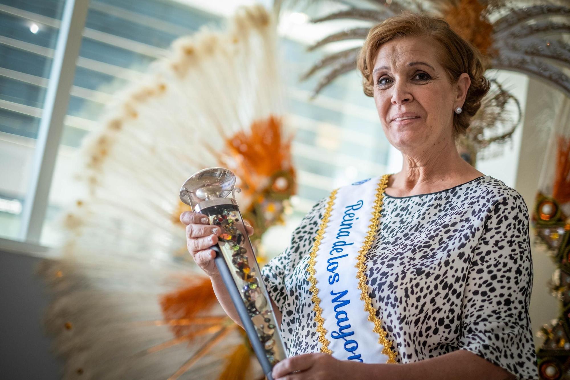 María Isabel García, reina del Carnaval de los Mayores de Tenerife