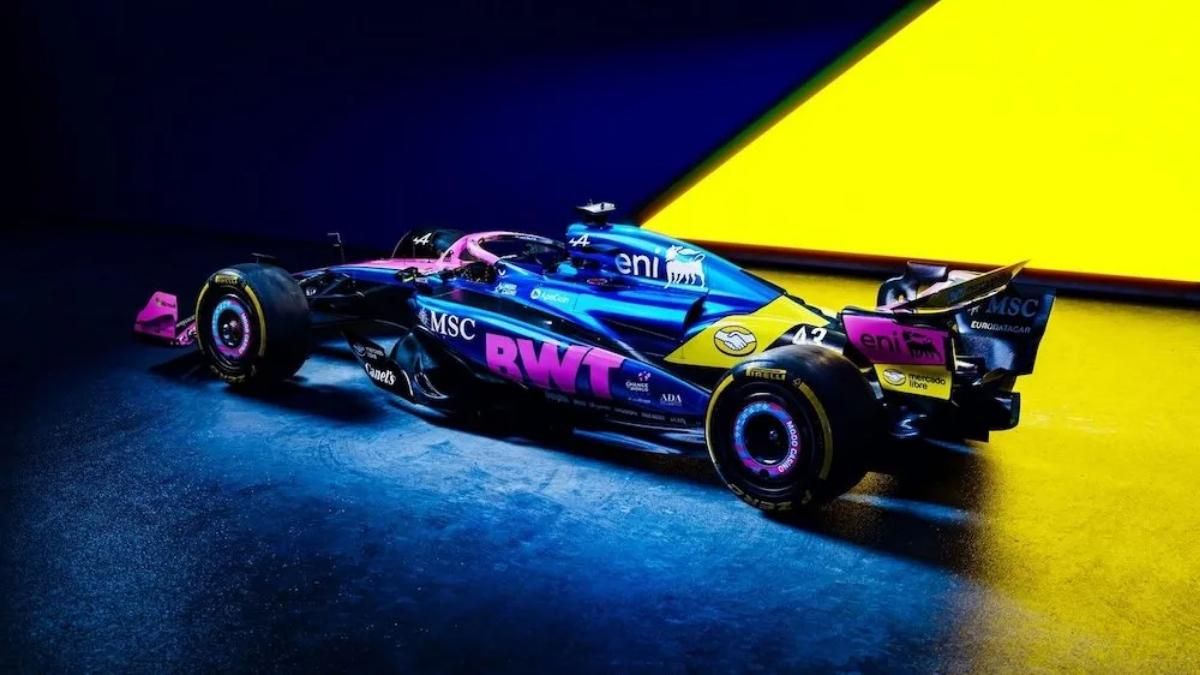 Alpine's car for the United States GP