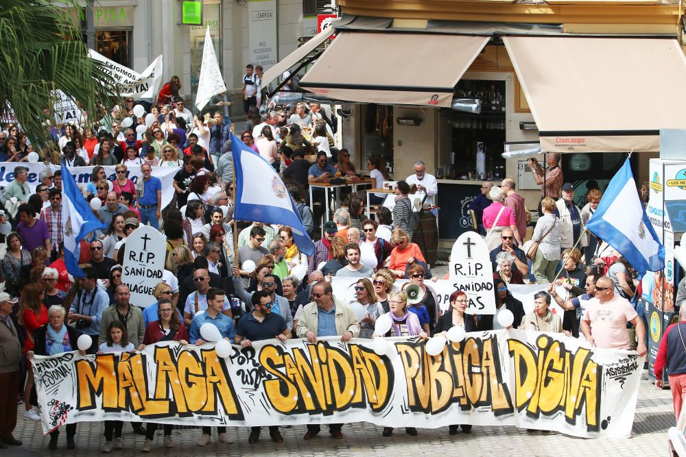 Manifestación por una sanidad "pública, digna y de calidad"