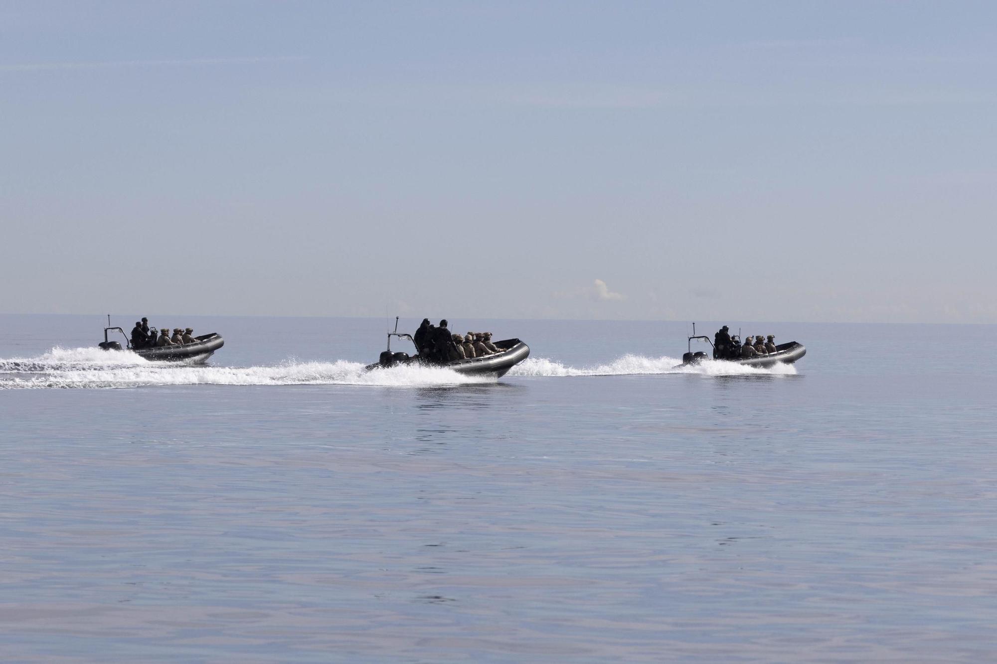 FOTOS: El Ejército de la OTAN se entrena en aguas de Cartagena