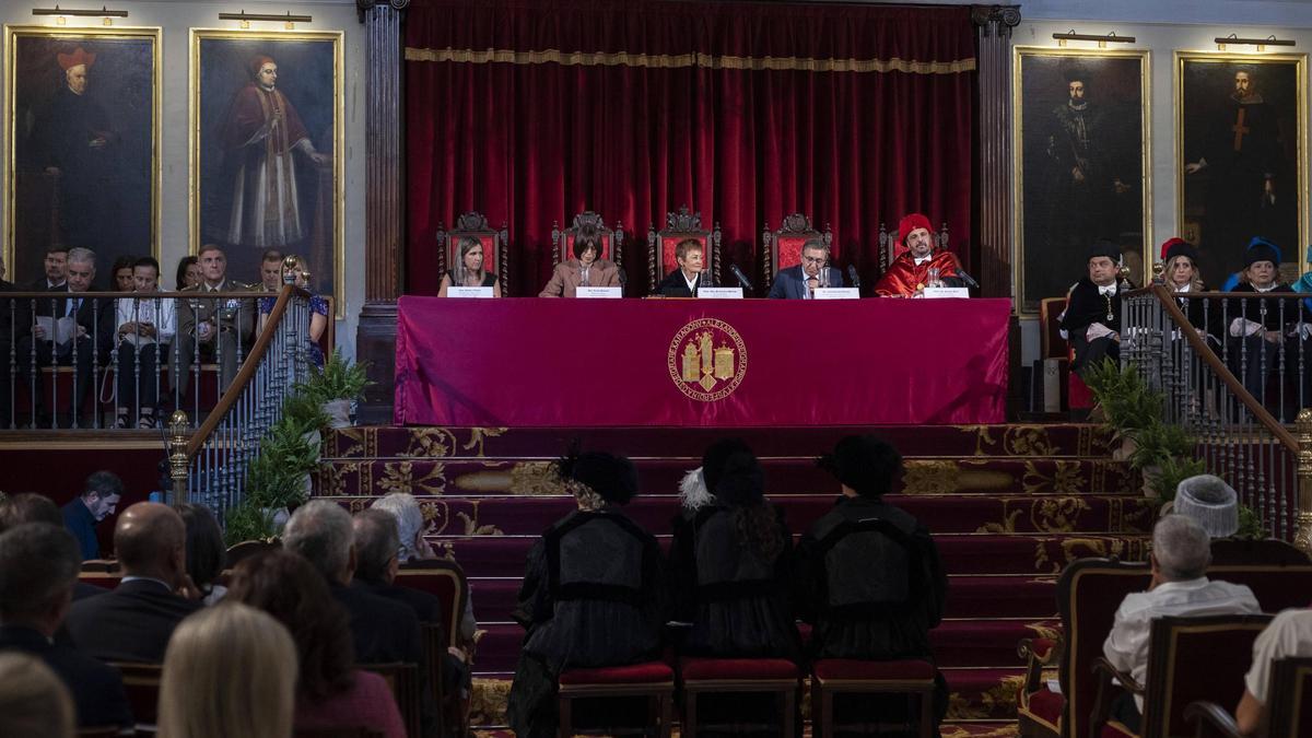 Apertura del curso académico 2024/2025 en la Universitat de València.