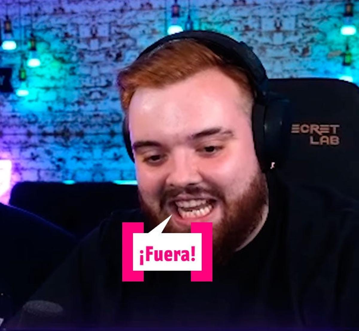 Ibai llanos en una de sus emisiones en Twitch