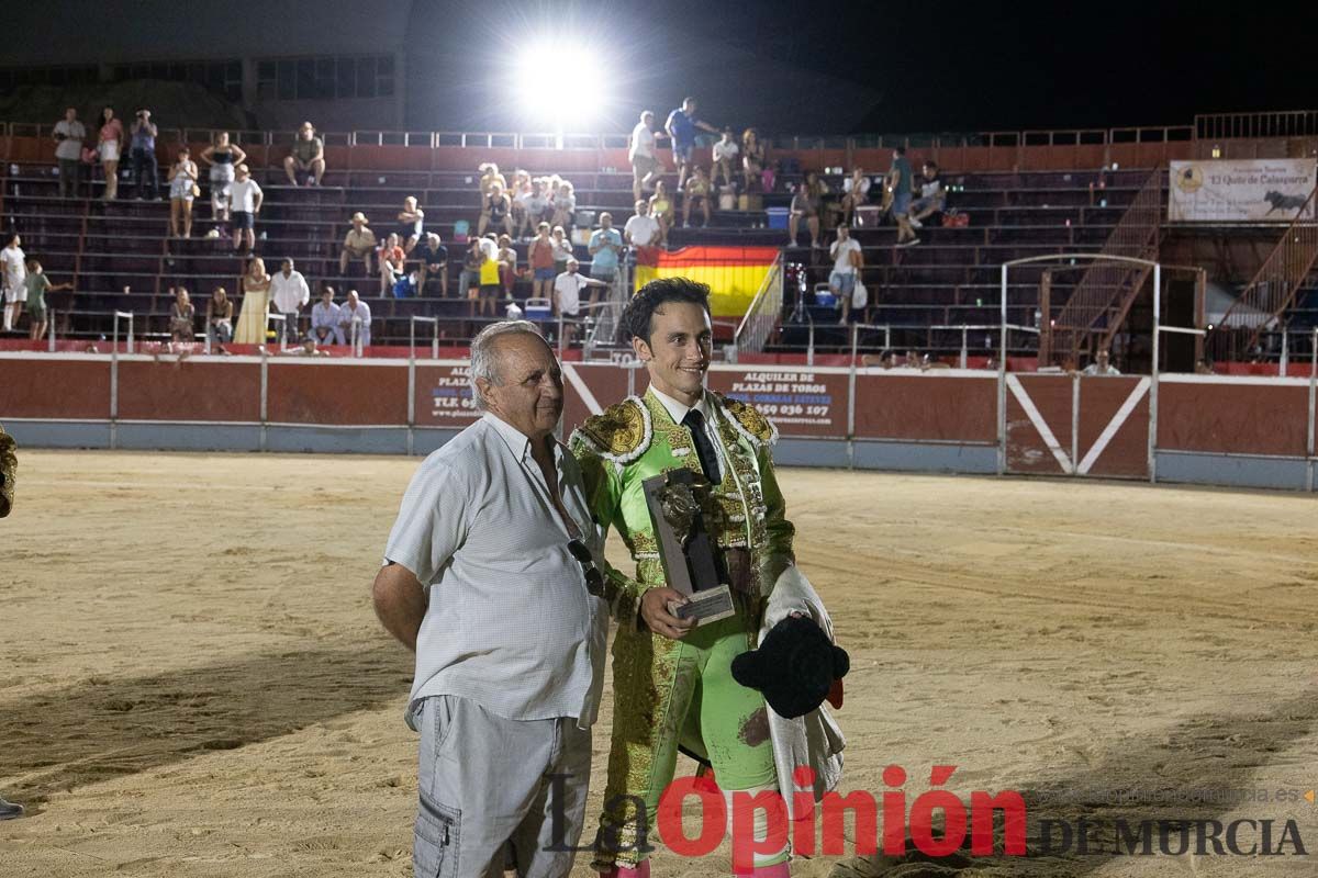 Corrida mixta de los Santos en Calasparra (Andy Cartagena, El Fandi y Filiberto)