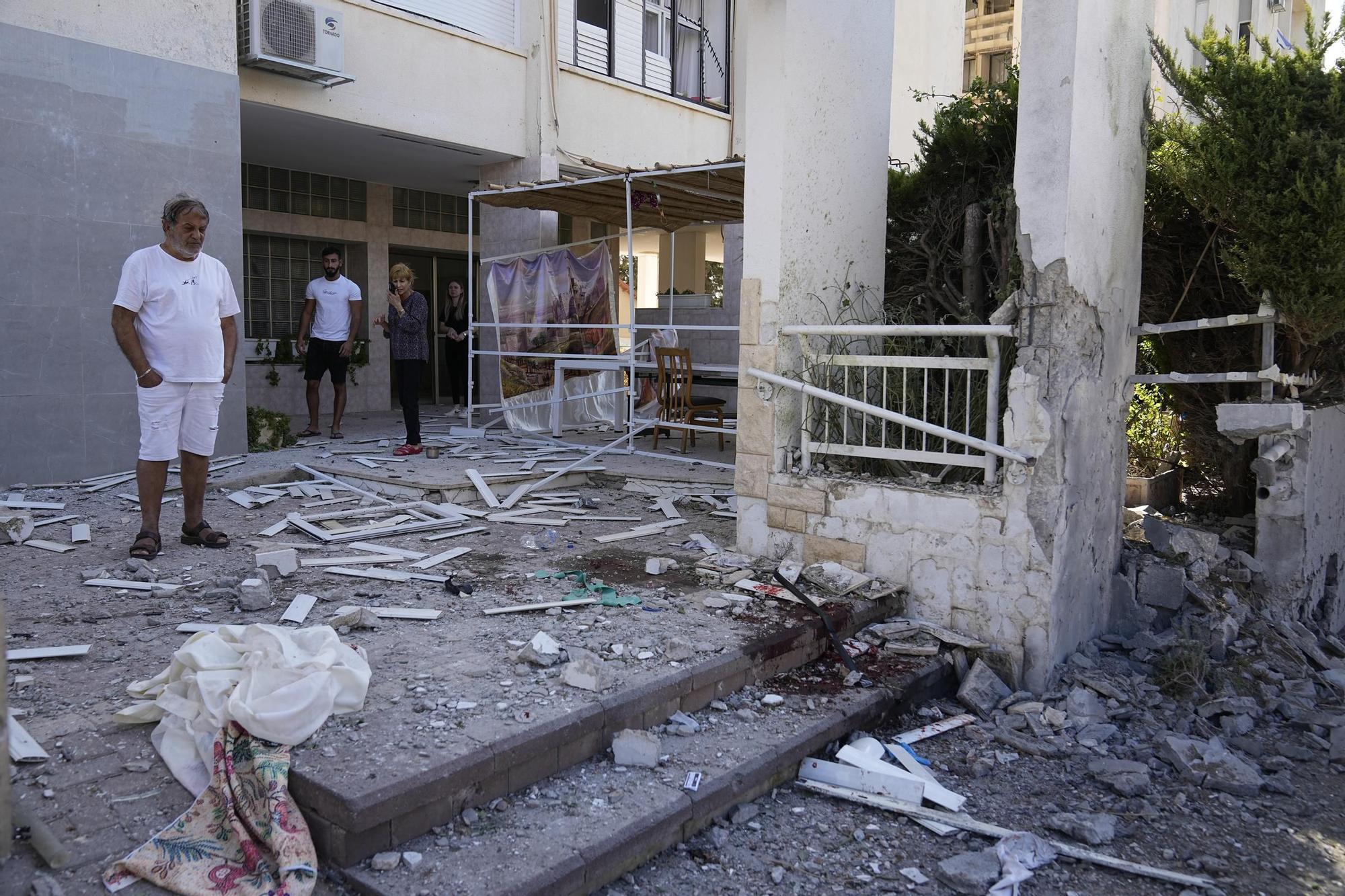 Ataque procedente de la Franja de Gaza en Ashkelon, Israel.