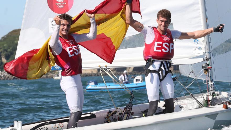 Nico Rodríguez y Jordi Xammar ganan el bronce en el 470 de vela en Tokyo 2020