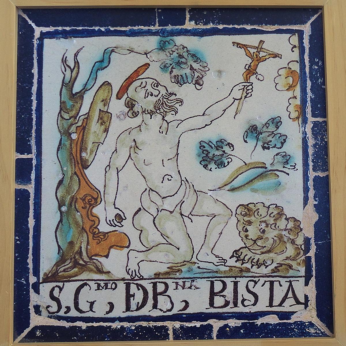 Azulejo de censo. Monasterio de San Jerónimo de Buenavista, Sevilla