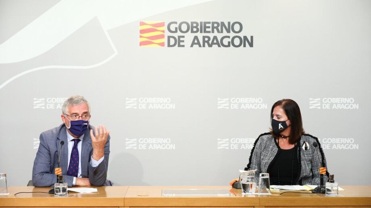 Joaquín Olona ha presentado esta mañana junto a Carmen Urbano las ayudas a la industria agroalimentaria para el periodo 2021-2022