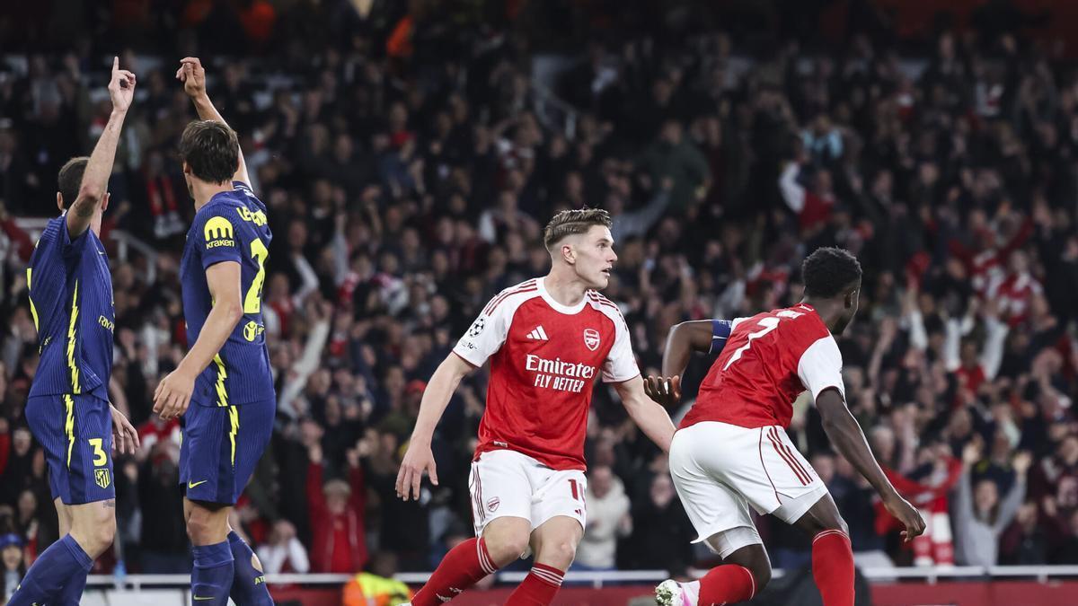 El Arsenal le 'Saka' la fe al Atlético para meterse en la final de Champions