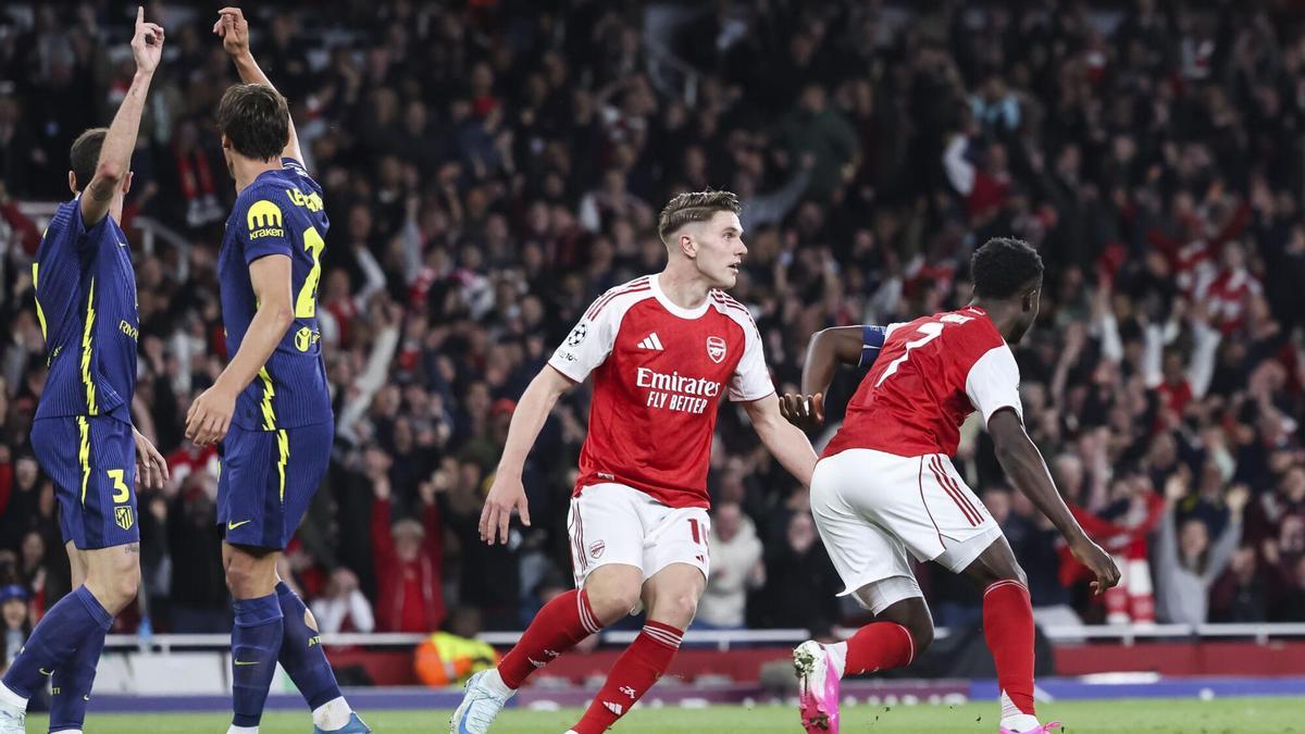 Resumen, goles y highlights del Arsenal 1 - 0 Atlético de Madrid de la vuelta de semifinales de la Champions League