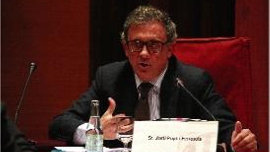 Jordi Pujol Ferrussola, fa uns mesos al Parlament de Catalunya.