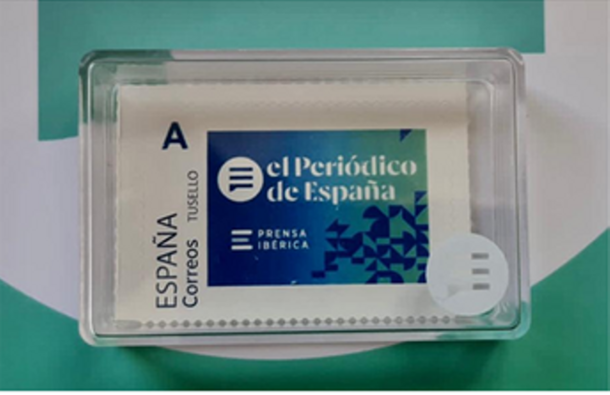 El sello creado para 'El Periódico de España'.