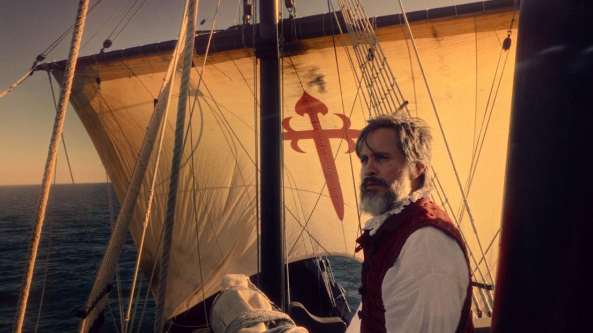 Gael García Bernal como Magallanes en un fotograma de la película.