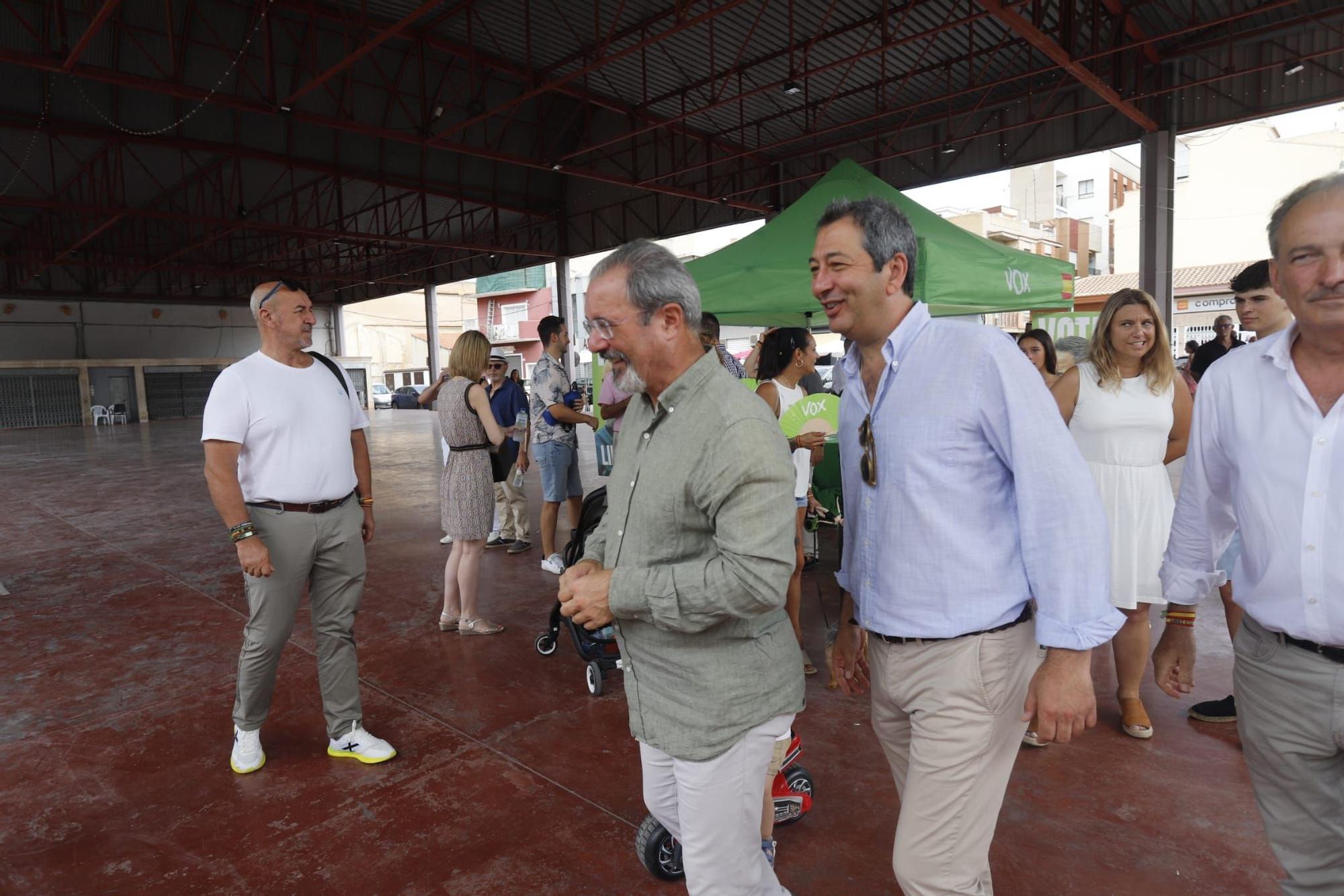 Vox celebra un acto de la Pobla de Vallbona