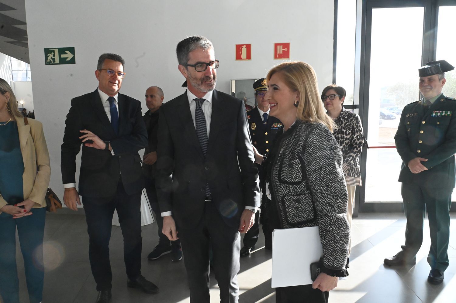 Presentación de Justo Vellón como director y visita al aeropuerto de Castellón