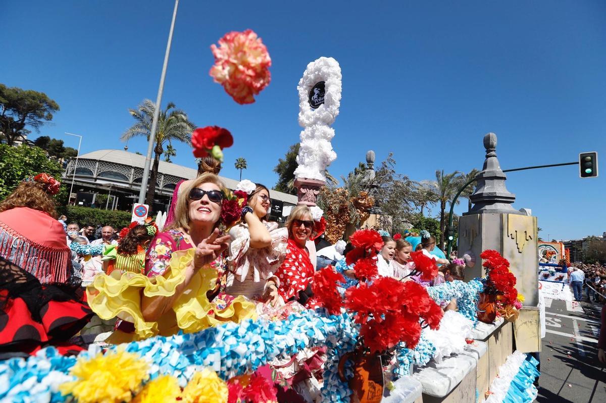 La Batalla de las Flores de Córdoba en una imagen de archivo.