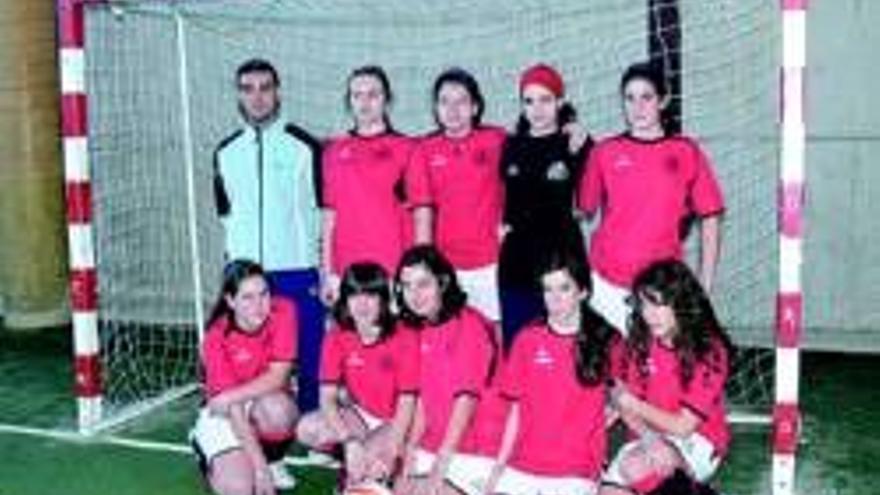 El infantil femenino de fútbol sala de las Josefinas