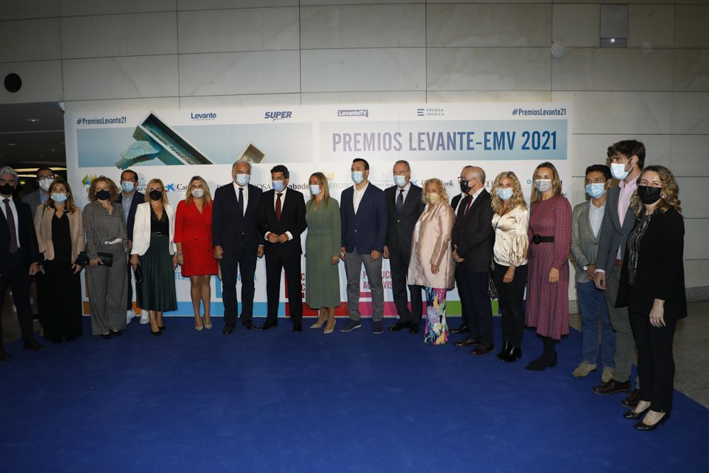 Photocall de los invitados a la gala de los Premios Levante-EMV 2021