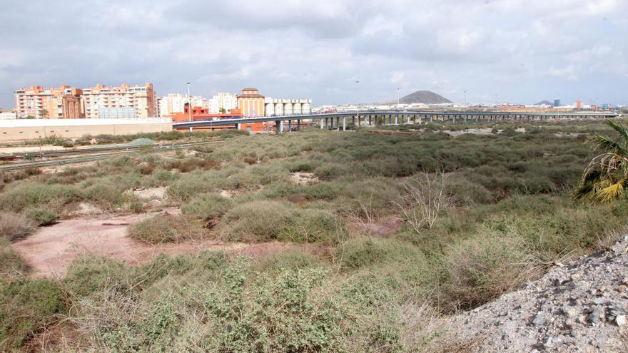 Los terrenos de El Hondón siguen a la espera de los trabajos para vallar la zona.