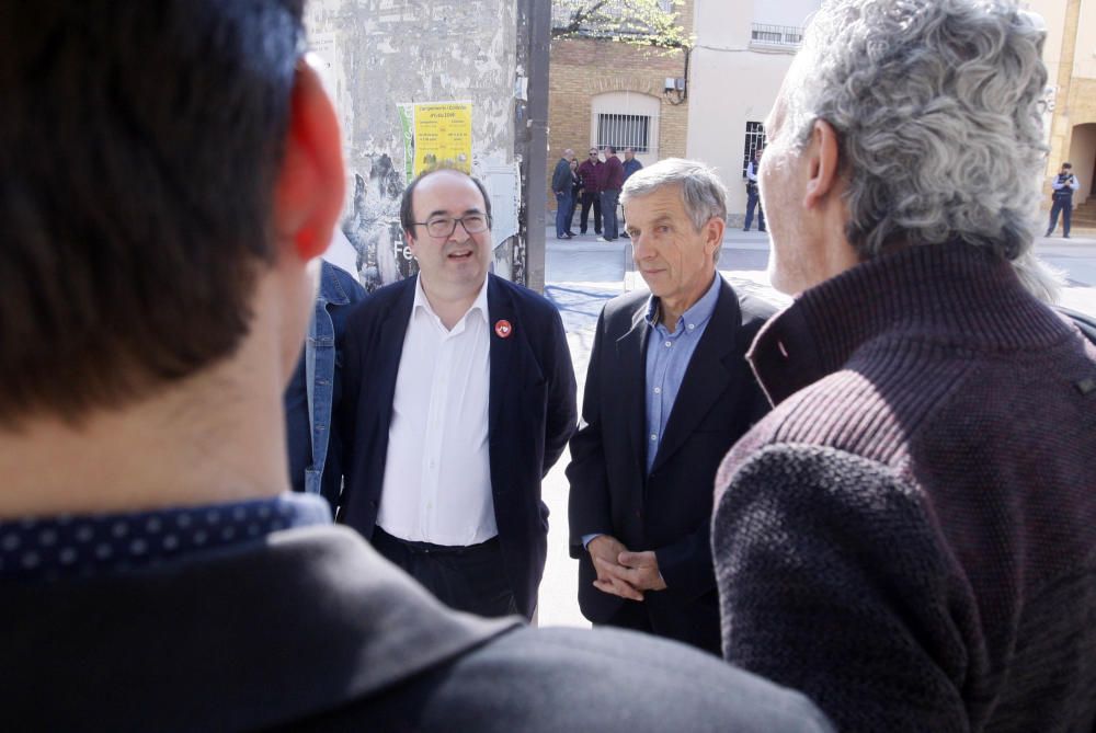 Iceta dona suport al candidat del PSC a Sarrià, Quim Rodríguez