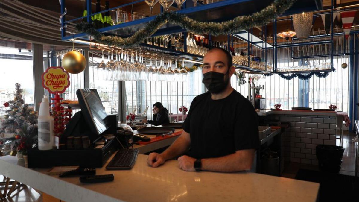 Di Segni, en el restaurante de la estación marítima. | C.C.