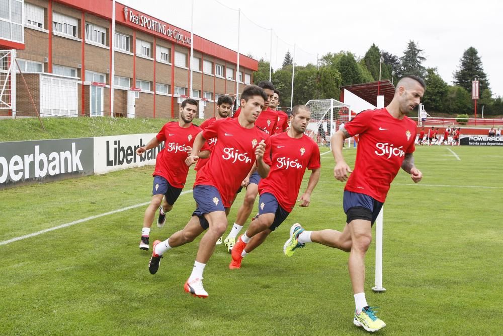 Entrenamiento del Sporting