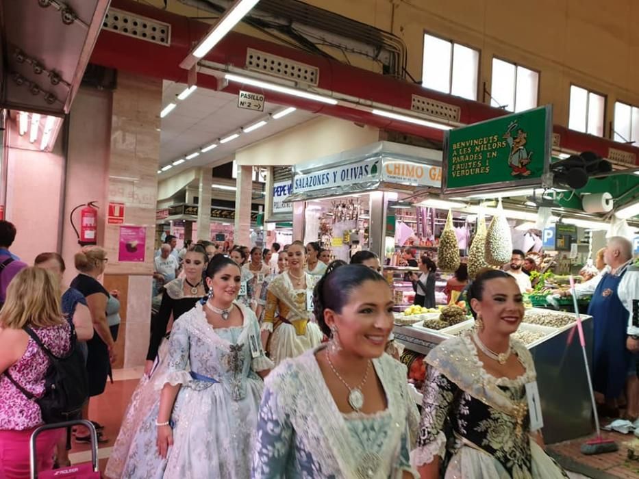 Las aspirantes a fallera mayor, en los Poblats Marítims