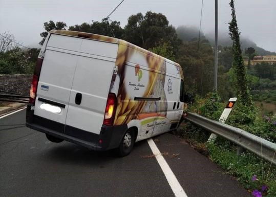 Accidente en la carretera de Teror