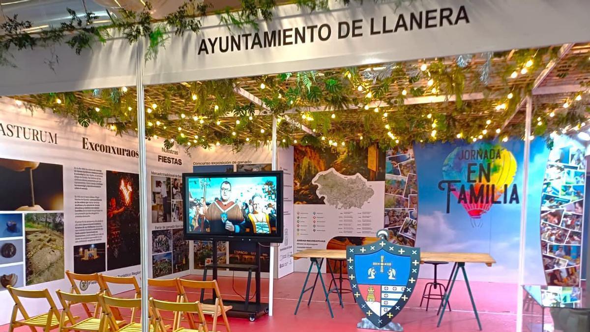 Vista del stand de Llanera en la Feria de Muestras.